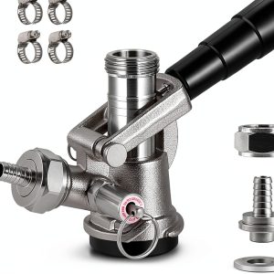 Sankey Keg Coupler D 5/16" Beer Line with 304 Stainless Probe-0